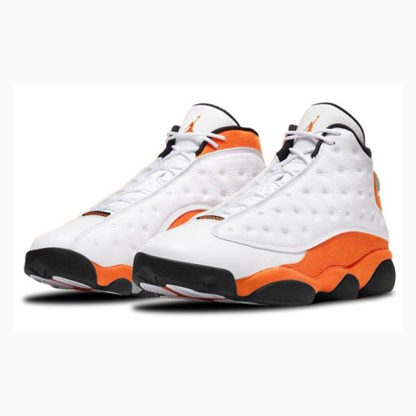 Air Jordan 13 Nike Retro Starfish Zapatillas Baloncesto Hombre Blancas Naranjas | JD-234FZ