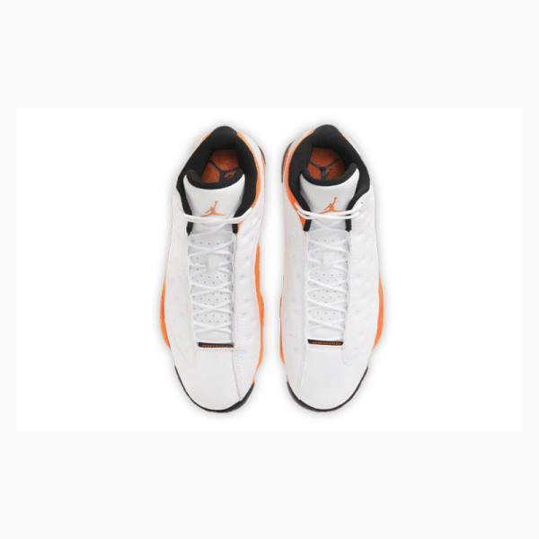 Air Jordan 13 Nike Retro Starfish Zapatillas Baloncesto Hombre Blancas Naranjas | JD-234FZ