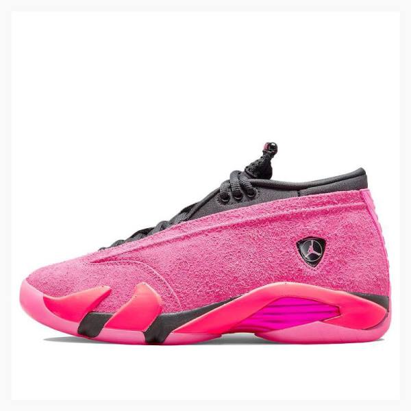 Air Jordan 14 Nike Retro Low Shocking Zapatillas Mujer Rosas | JD-498EH