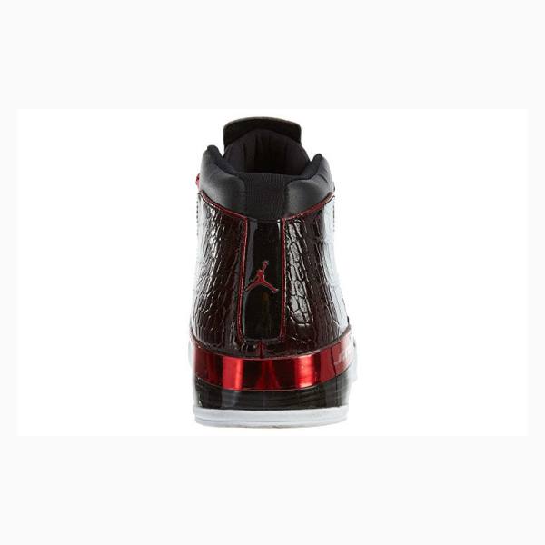 Air Jordan 17 Nike Retro Bulls Zapatillas Baloncesto Hombre Negras Rojas | JD-148UB