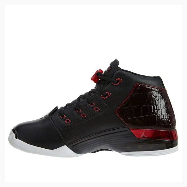 Air Jordan 17 Nike Retro Bulls Zapatillas Baloncesto Hombre Negras Rojas | JD-148UB