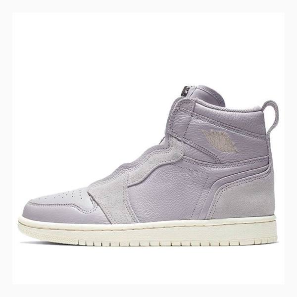 Air Jordan 1 Nike High Zip Zapatillas Baloncesto Mujer Gris | JD-923LD