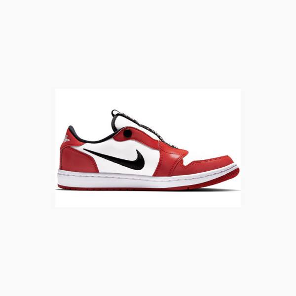 Air Jordan 1 Nike Low Chicago Zapatillas Mujer Rojas Negras | JD-712TU