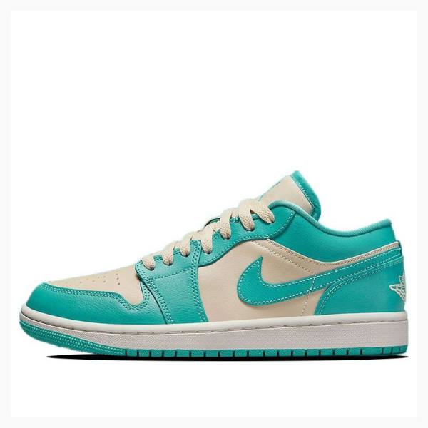 Air Jordan 1 Nike Low Zapatillas Mujer Verde | JD-861VM