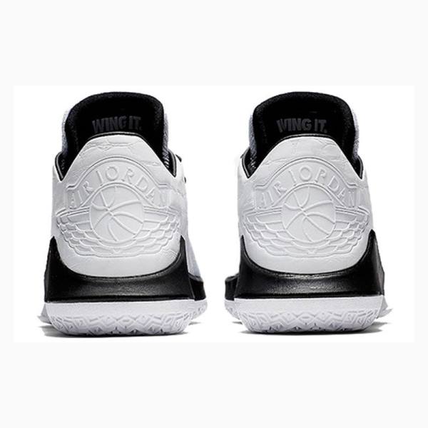 Air Jordan 32 Nike Low Zapatillas Hombre Blancas Negras | JD-985PU