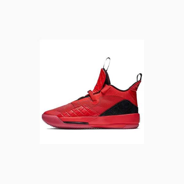 Air Jordan 33 Nike PF Zapatillas Baloncesto Hombre Rojas Negras | JD-974HP