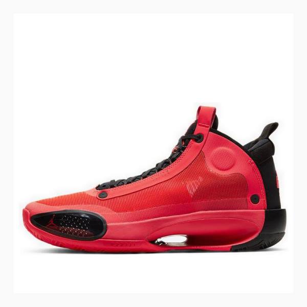 Air Jordan 34 Nike PF Infrared 23 Zapatillas Baloncesto Hombre Rojas Negras | JD-923WM