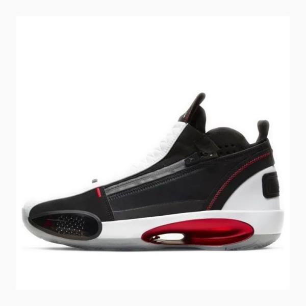 Air Jordan 34 Nike SE PF Chicago Zapatillas Baloncesto Hombre Negras Blancas Rojas | JD-081SJ