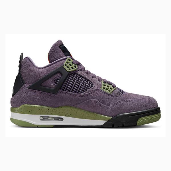 Air Jordan 4 Nike Retro Canyon Zapatillas Baloncesto Mujer Moradas | JD-386DF