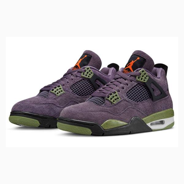 Air Jordan 4 Nike Retro Canyon Zapatillas Baloncesto Mujer Moradas | JD-386DF