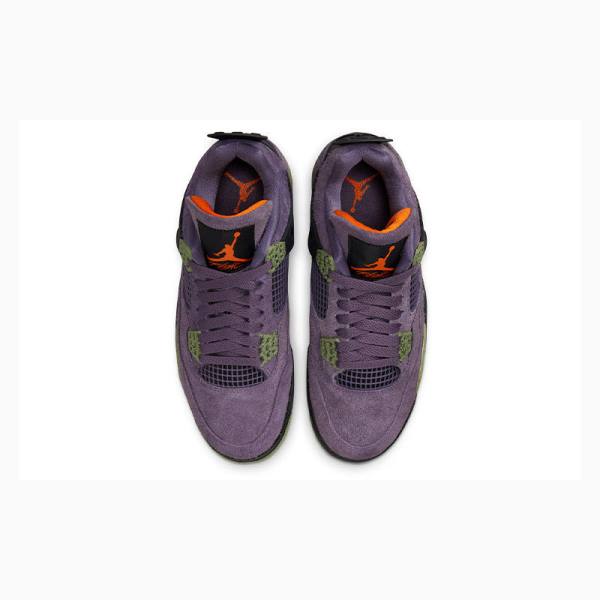 Air Jordan 4 Nike Retro Canyon Zapatillas Baloncesto Mujer Moradas | JD-386DF