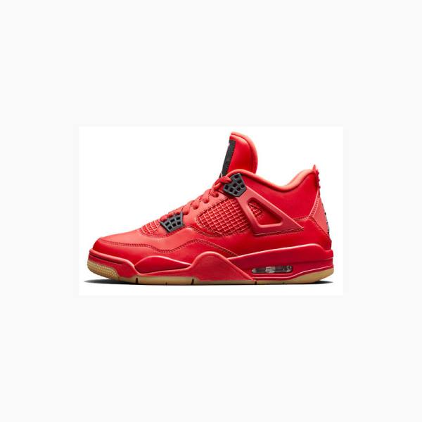 Air Jordan 4 Nike Retro Fire Zapatillas Baloncesto Mujer Rojas | JD-718MK