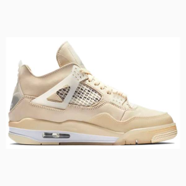 Air Jordan 4 Nike Retro Zapatillas Baloncesto Mujer Blancas | JD-457DW