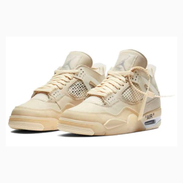 Air Jordan 4 Nike Retro Zapatillas Baloncesto Mujer Blancas | JD-457DW