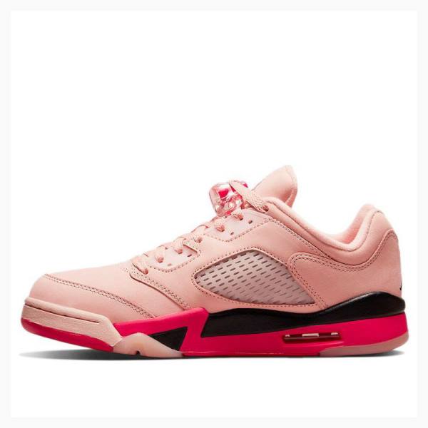 Air Jordan 5 Nike Retro Low Arctic Zapatillas Mujer Rosas Rojas | JD-451KZ