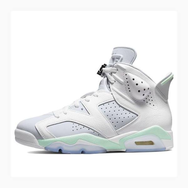 Air Jordan 6 Nike Retro Mint Foam Zapatillas Baloncesto Mujer Blancas | JD-859XI