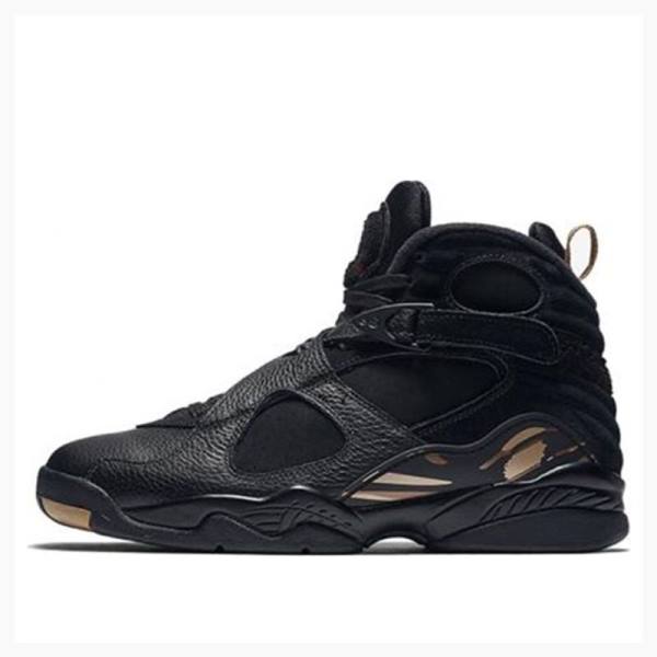 Air Jordan 8 Nike Retro OVO Metallic Zapatillas Baloncesto Hombre Negras | JD-938BQ