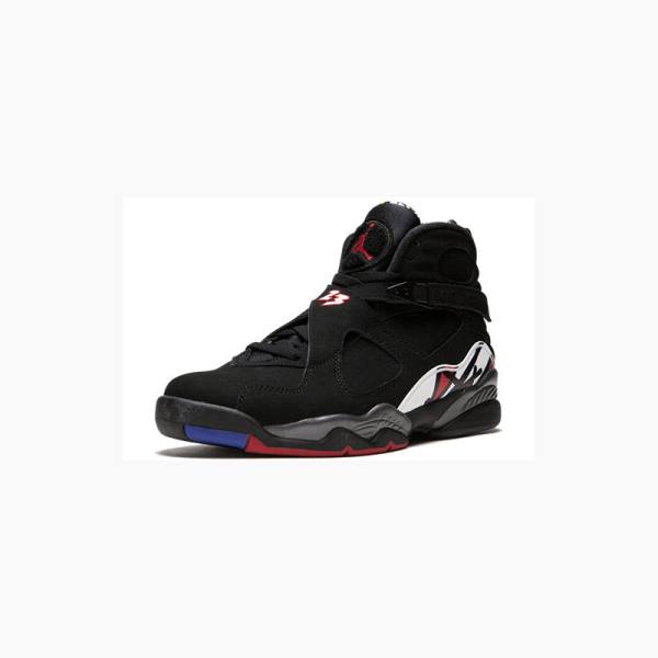 Air Jordan 8 Nike Retro Playoffs Zapatillas Baloncesto Hombre Negras Blancas Rojas | JD-510DU