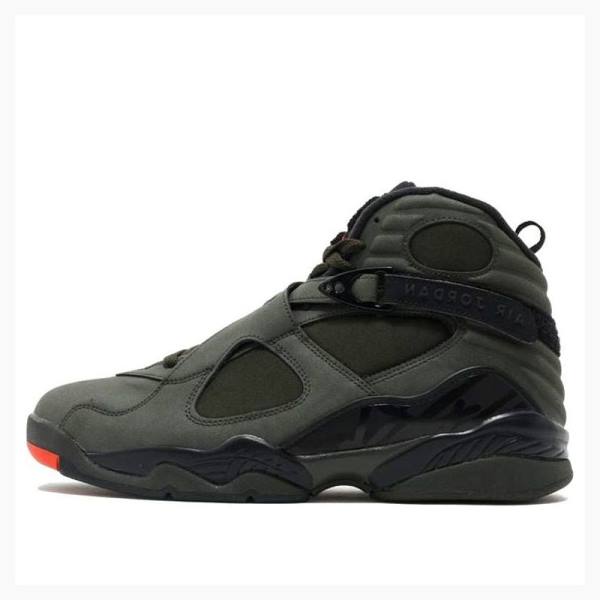 Air Jordan 8 Nike Retro Take Flight Zapatillas Baloncesto Hombre Verde Oliva | JD-804AK