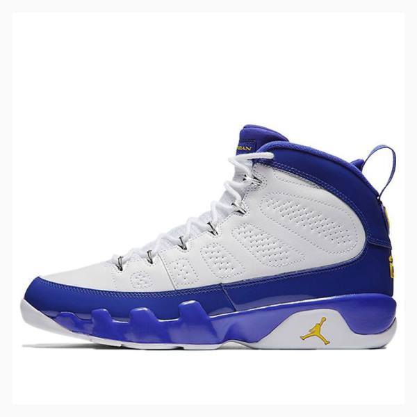 Air Jordan 9 Nike Retro Kobe Bryant Zapatillas Baloncesto Hombre Blancas Azules | JD-420UY