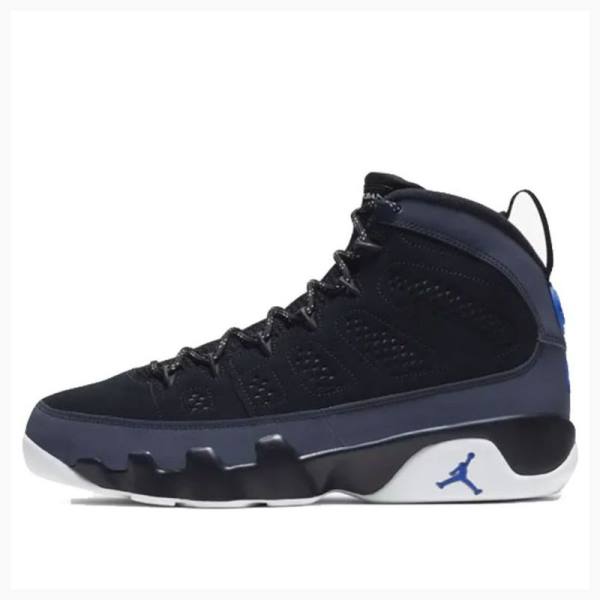 Air Jordan 9 Nike Retro Racer Blue Zapatillas Baloncesto Hombre Negras Azules | JD-702DH