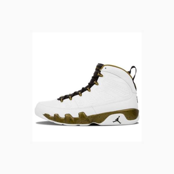 Air Jordan 9 Nike Retro The Spirit Zapatillas Baloncesto Hombre Blancas Doradas | JD-450BU