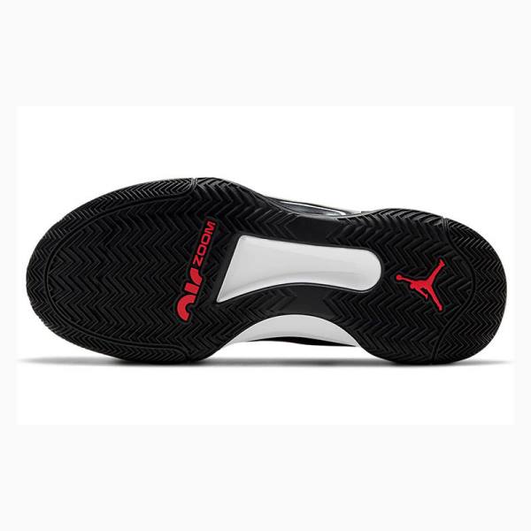 Air Jordan Nike Jumpman 2021 PF Zapatillas Baloncesto Hombre Blancas Rojas Negras | JD-926IS