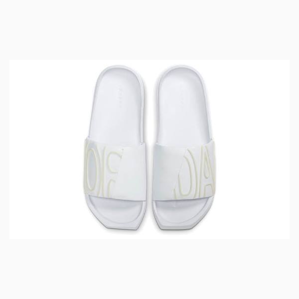 Air Jordan Nike Nola Chanclas Mujer Blancas | JD-451RG