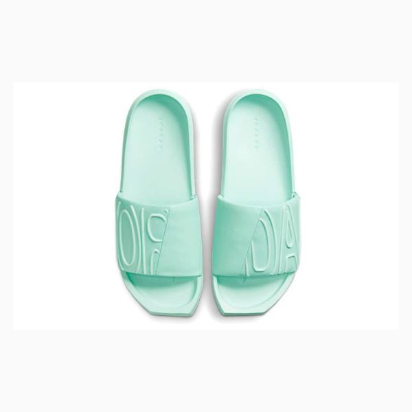 Air Jordan Nike Nola Chanclas Mujer Verde | JD-245GH