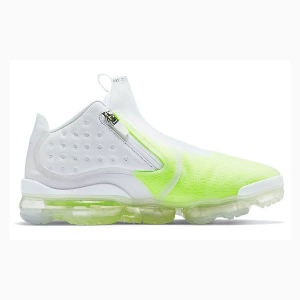 Air Jordan Nike Reign Volt Zapatillas Baloncesto Mujer Blancas Verde | JD-578UT