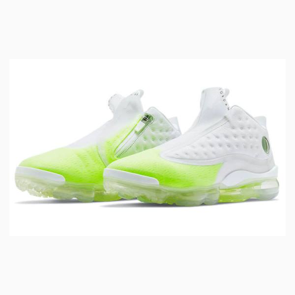 Air Jordan Nike Reign Volt Zapatillas Baloncesto Mujer Blancas Verde | JD-578UT