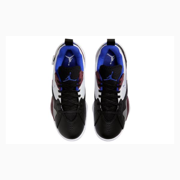 Air Jordan Nike Zoom 92 Zapatillas Baloncesto Mujer Negras Blancas Azules | JD-652LJ