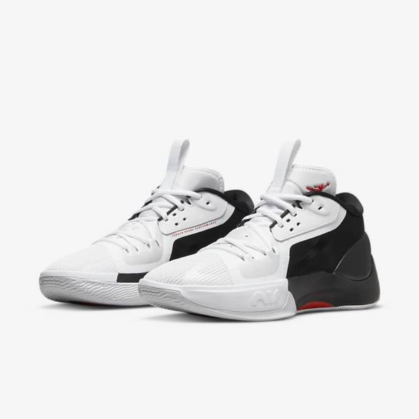 Air Jordan Nike Zoom Separate Hombre Negras Blancas Rojas | NK035VQD